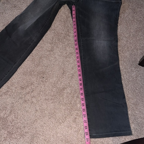 NYDJ Marilyn Straight Lift X Tuck Technology Jeans - Gray - Size 12 - Picture 11 of 12